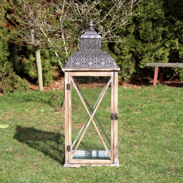 Lucerna drevená XXL 83cm