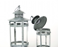 Lucerna kovova 15cm / 34cm (set 2ks)