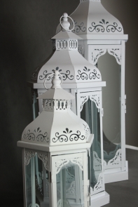 Lucerna kovová Romantic vintage 60cm