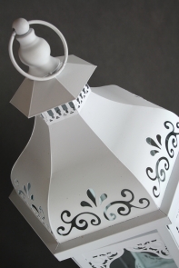 Lucerna kovová Romantic vintage 80cm