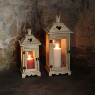 Lucerna prírodné drevo 55cm XL