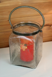 Lucerna s kovovým uchom 24cm