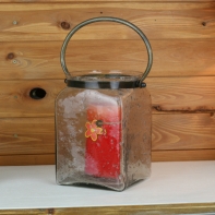 Lucerna s kovovým uchom 24cm