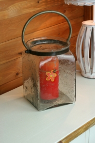 Lucerna s kovovým uchom 24cm