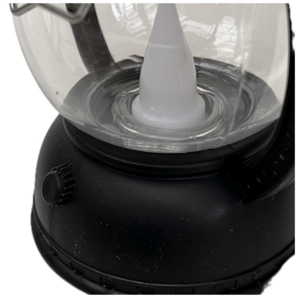 Lampáš s LED sviečkou - tichý plamienok spomienok 12cm