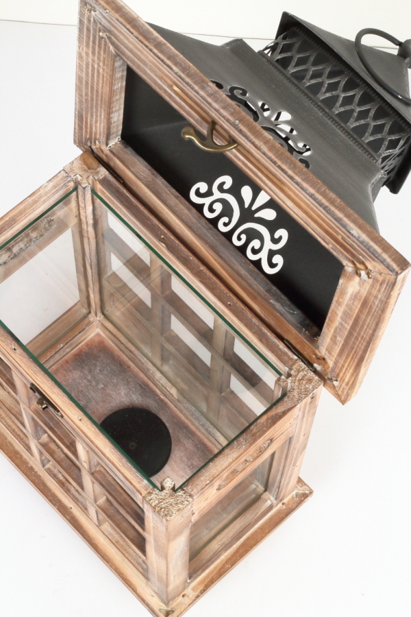 Lucerna s mriežkou 43cm