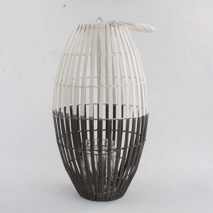 Lucerna šedobiela 50cm