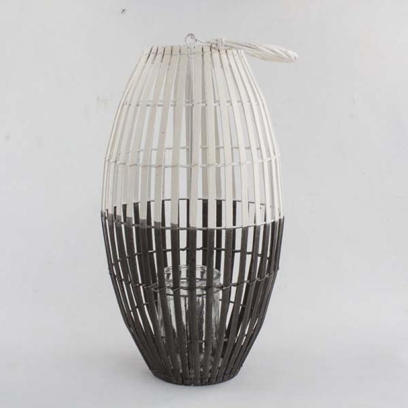 Lucerna šedobiela 50cm