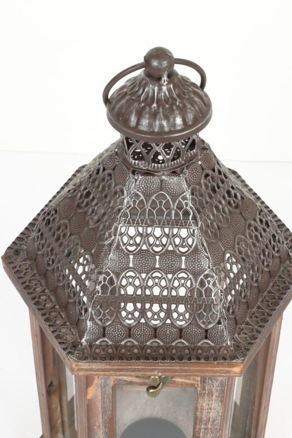 Lucerna šesťhranná 43cm 