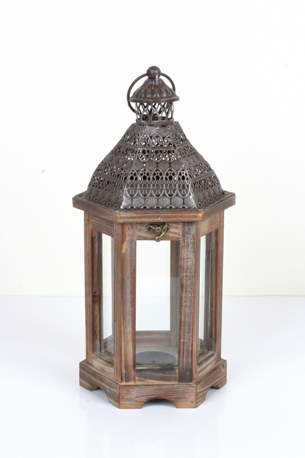 Lucerna šesťhranná 43cm 