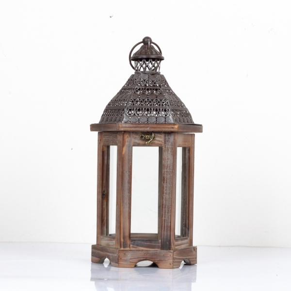 Lucerna šesťhranná 43cm 