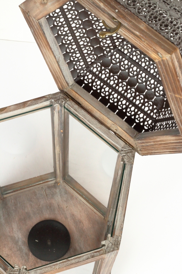 Lucerna šesťhranná 64cm