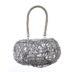 Lucerna z vŕbového prútia väčší 30 x 30 x 36 cm nepravidelný