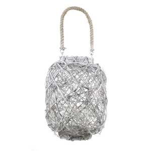 Lucerna z vŕbového prútia vysoký 22 x 22 x 50 cm nepravidelný