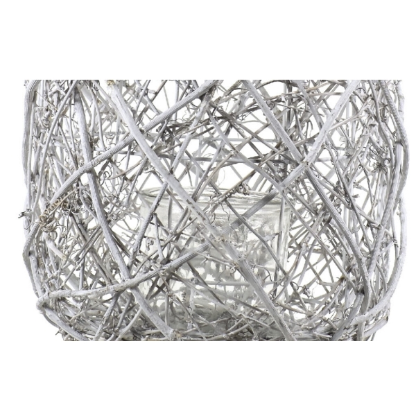 Lucerna z vŕbového prútia vysoký 22 x 22 x 50 cm nepravidelný