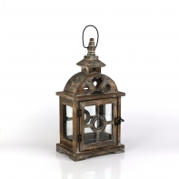 Lucerna - záhradná lampa drevená Sweet heart 42cm