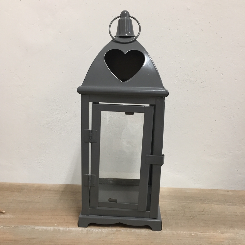 Lampáš závesná 12x12x35 cm kov