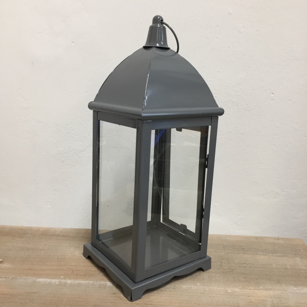 Lampáš závesná 12x12x35 cm kov