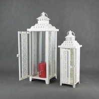 Lucerny biele set 2ks - 50 / 37cm
