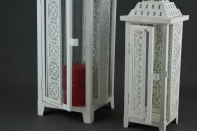 Lucerny biele set 2ks - 50 / 37cm