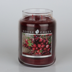 Luxusná aromatická sviečka v skle brusnica