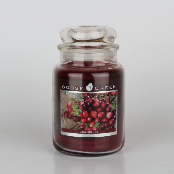 Luxusná aromatická sviečka v skle brusnica