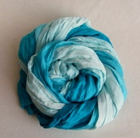 Luxusné hodvábne šatky Tyrkys