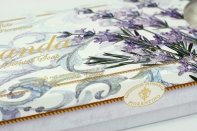 Luxusné talianska guľatá mydla levanduľa 3x125g