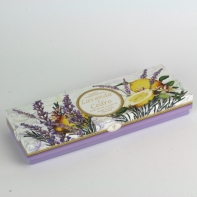 Luxusné talianske mydlo levanduľa a céder 3x100g