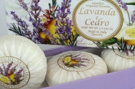 Luxusné talianske mydlo levanduľa a céder 3x100g