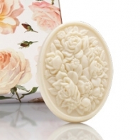 Luxusné talianske mydlo ružové kvety 3x125g