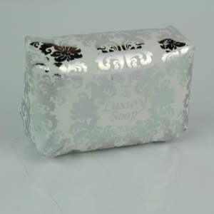 Luxusné talianske mydlo strieborný ornament 200g