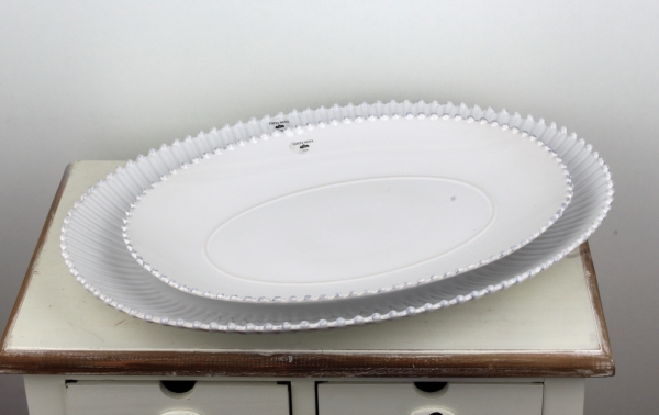 Luxusné keramický tácka oválny Pearl 50cm