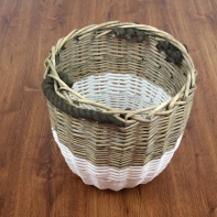 Luxusné guľaté prútené koše 3ks