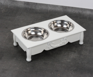Luxusná miska pre psa 2 misky 41,5x11,5x23cm