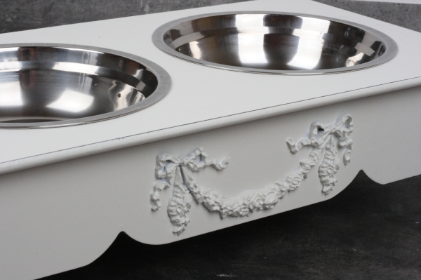 Luxusná miska pre psa 2 misky 41,5x11,5x23cm