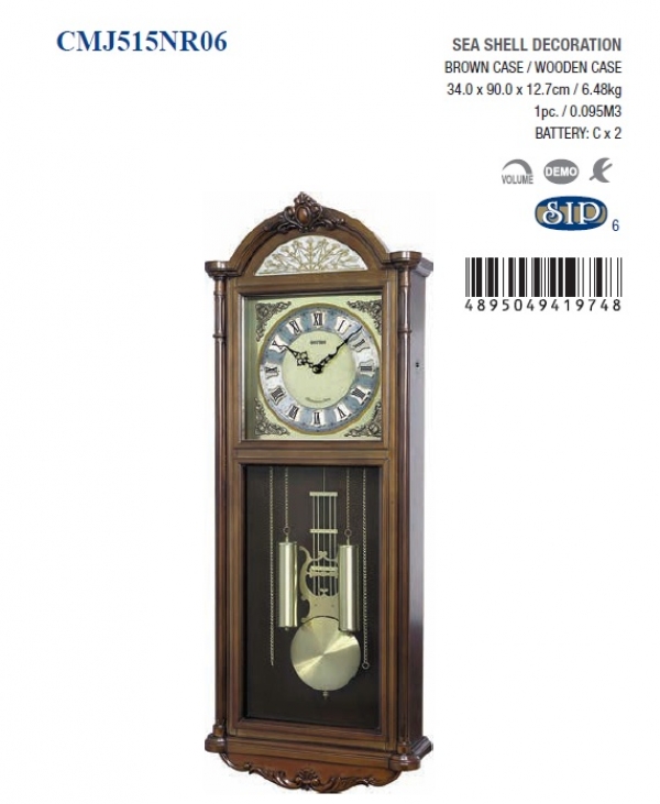 Luxusné nástenné hodiny pendlovky