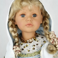 Luxusná bábika Hannah 70cm - vinyl