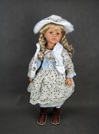 Luxusná bábika Hannah 70cm - vinyl