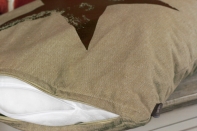 Luxusný vankúš s výplňou Gold star 45x45cm