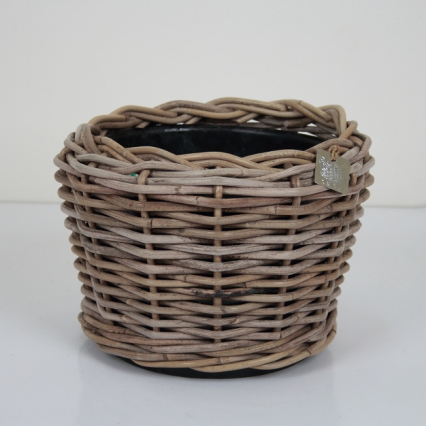 Luxusný prútený kvetináč malý