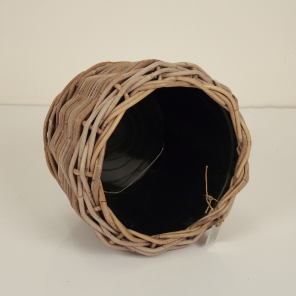 Luxusný prútený kvetináč malý