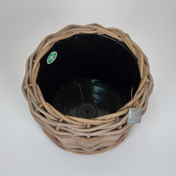 Luxusný prútený kvetináč malý