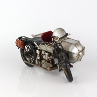 Luxusné retro model motorka sa sajdkárou 35cm