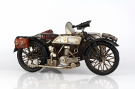 Luxusné retro model motorka sa sajdkárou 35cm