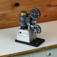 Luxusné retro pokladnička premietačka 23x17 cm