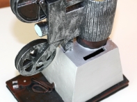 Luxusné retro pokladnička premietačka 23x17 cm