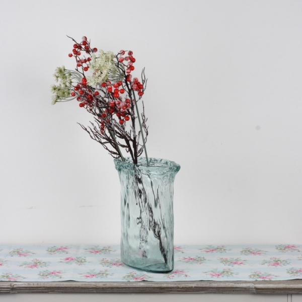 Luxusné sklenená váza 26x20cm