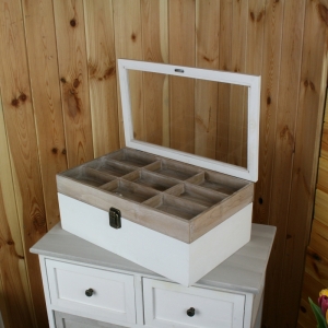 Luxusná šperkovnice drevená 43x25x18cm