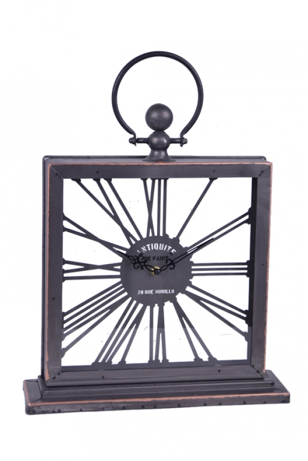 Luxusné stolové hodiny presklené 38,5x50cm